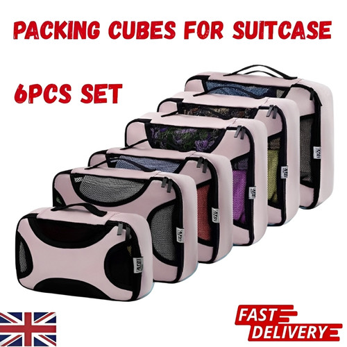 Packing cubes for suitcase 6 - cubes,