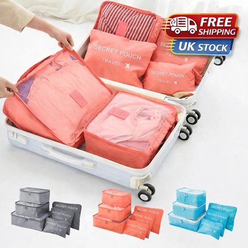 6pcs travel packing cubes set - 6pcs,