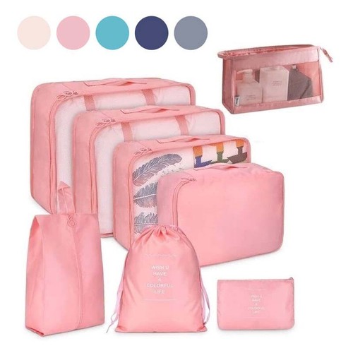 8pcs packing cubes luggage - 8pcs,
