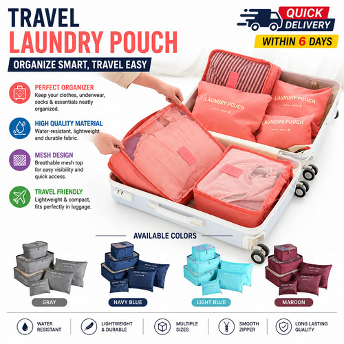 6pcs travel packing - travel, cubes