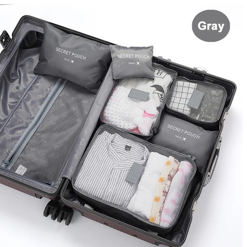 6pcs travel packing cubes - 6pcs,