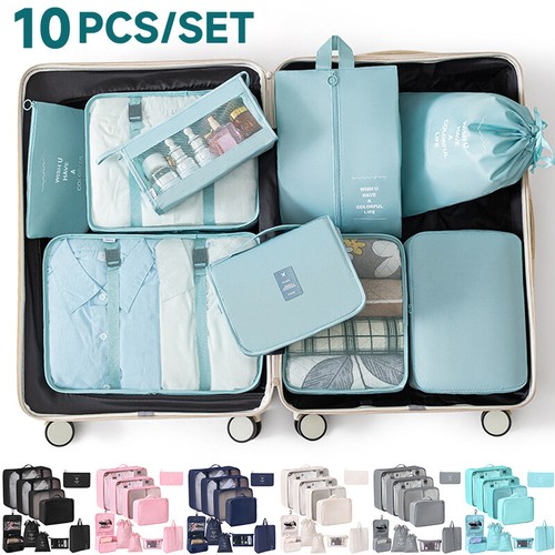 10pcs packing cubes luggage - packing,
