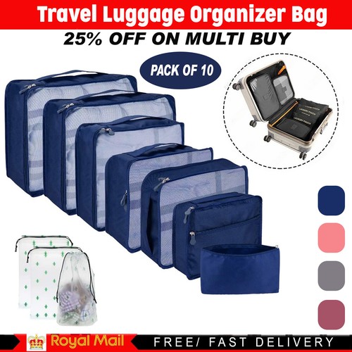 10pcs packing cubes luggage - cubes,