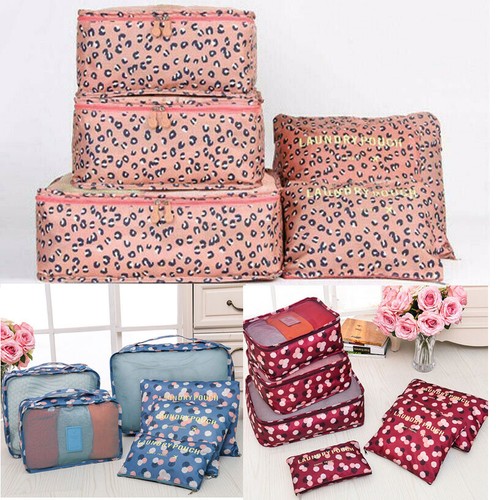 6pcs packing cubes luggage - 6pcs,