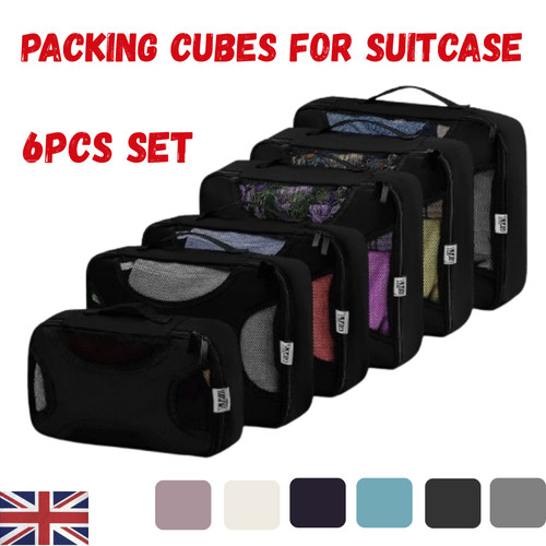 Packing cubes for suitcase - cubes, 6